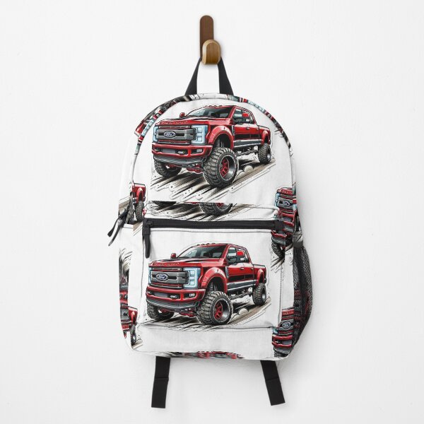 Item preview, Lifted Red Ford Super Duty Off-Road Beast designed and sold by IronCladArms.