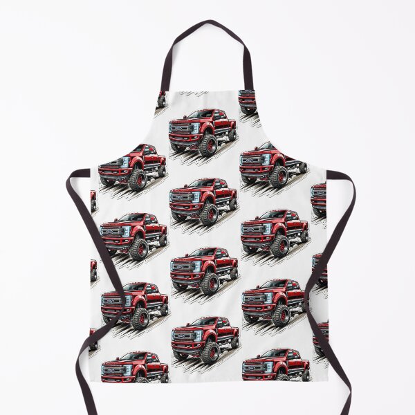 Item preview, Lifted Red Ford Super Duty Off-Road Beast designed and sold by IronCladArms.
