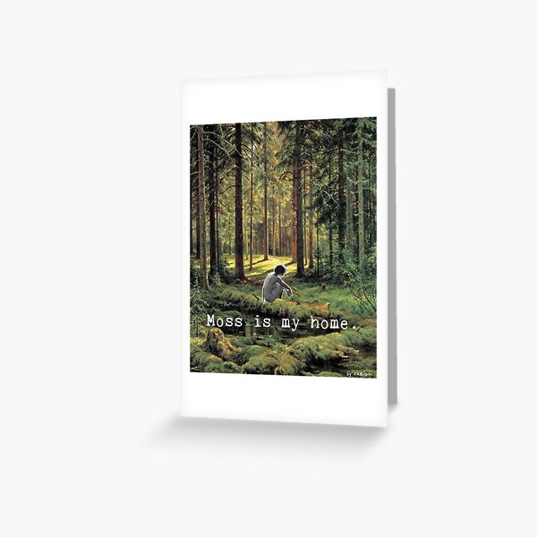 Item preview, Mossy forest for moss and nature lovers designed and sold by VerticalBear&Sons.