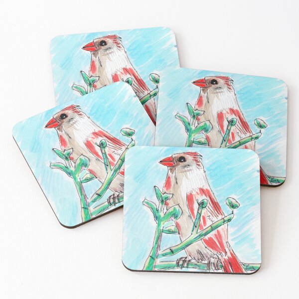 Item preview, Female cardinal designed and sold by Snowseasons.