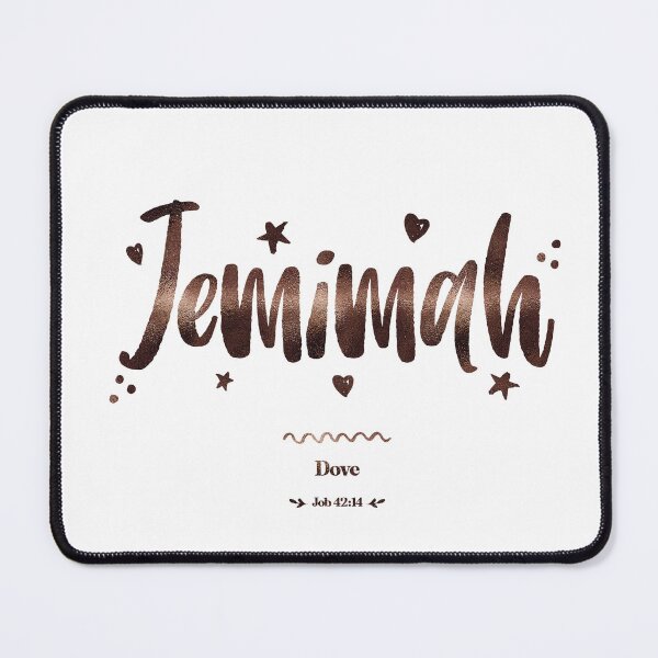 Item preview, Jemimah | Job 42 14 | Dove | Christian Name with Biblical Meaning For Girl | Christian Name Collection designed and sold by Blessed Be Your Name.