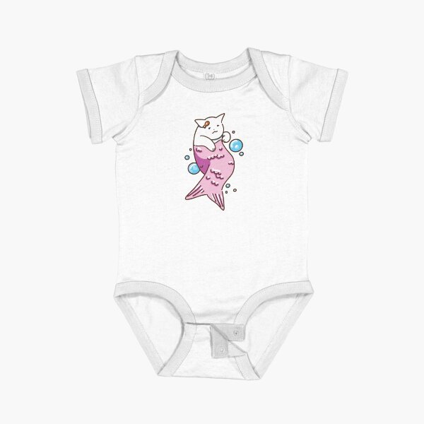 Item preview, Cat Mermaid, bubbles, little mermaid designed and sold by enipop.