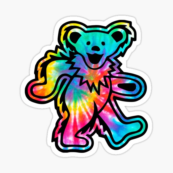 Item preview, Grateful Dead Tie Dye Dancing Bear  designed and sold by dfai.