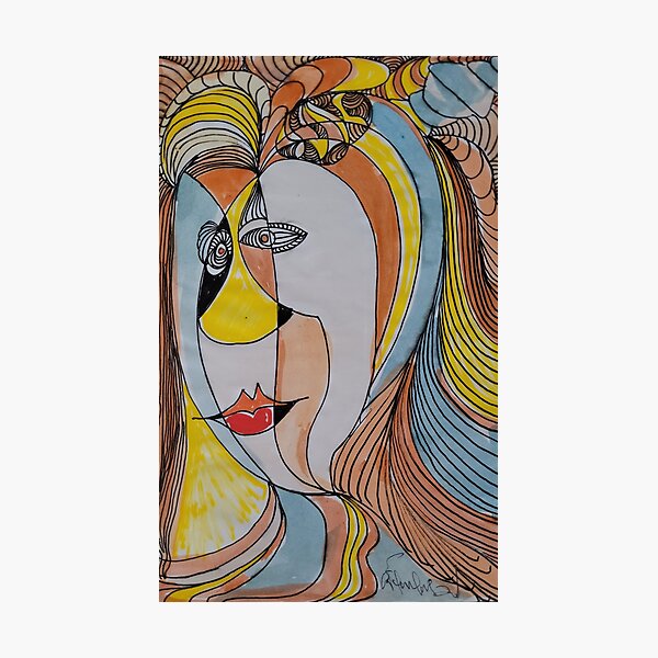 Vista previa del artículo con la obra «La Mujer», diseñado y vendido por CarlosFemeniasArt.