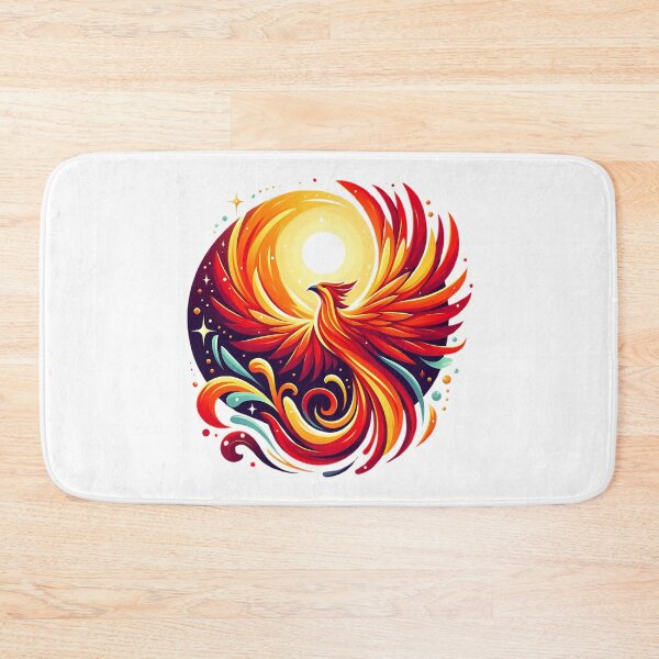 Item preview, Fiery Phoenix Rising in Cosmic Splendor designed and sold by x-topia.