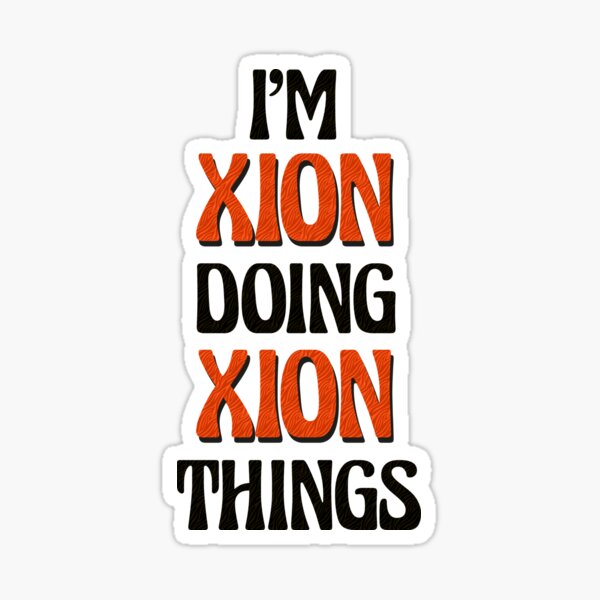Vista previa del artículo con la obra «Soy Xion haciendo cosas de Xion», diseñado y vendido por Oussinc.