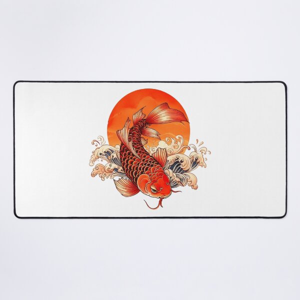 Aperçu de l'œuvre Poisson Koï orange créée et vendue par yunamaliskova.