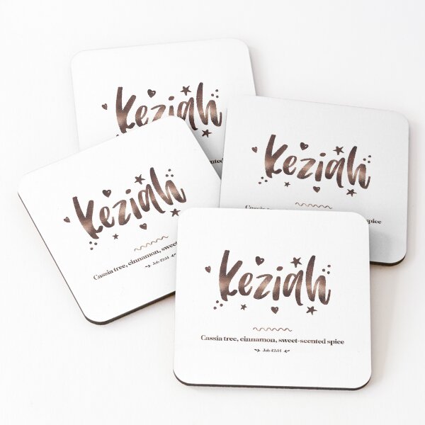 Item preview, Keziah | Job 42 14 | Cassia Tree Cinnamon Sweet Scented Spice | Christian Name with Biblical Meaning For Girl | Christian Name Collection designed and sold by Blessed Be Your Name.