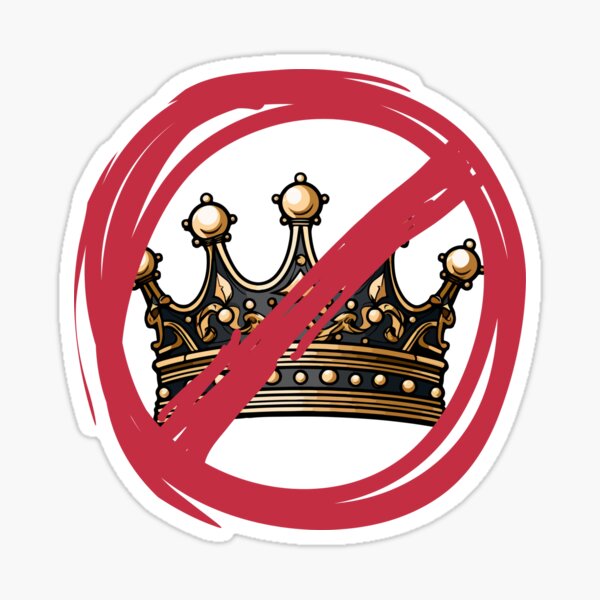 No Kings Sticker