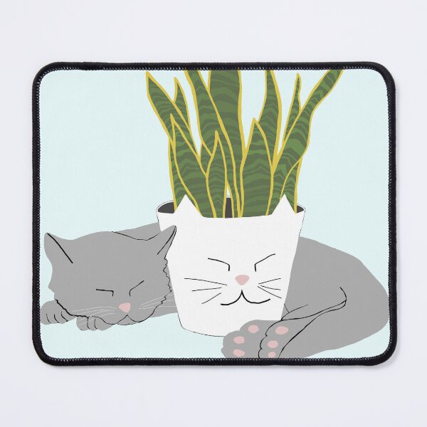 Item preview, Cat Napping with a House Plant designed and sold by Amy Hadden.