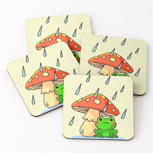 Item preview, Mr Frog and the Mushroom on a Rainy Day designed and sold by DBM Photo Art 1.