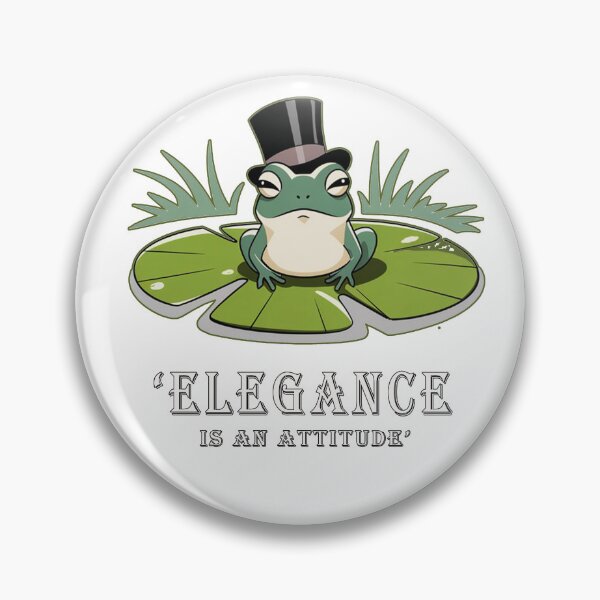 Item preview, "Elegance is an attitude – Stylish Toad T-Shirt" designed and sold by albertotv250.