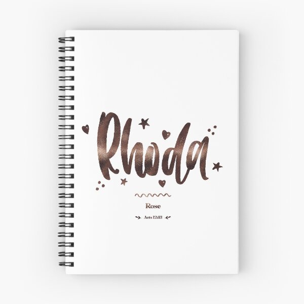 Item preview, Rhoda | Acts 12 13 | Rose | Christian Name with Biblical Meaning For Girl | Christian Name Collection designed and sold by Blessed Be Your Name.