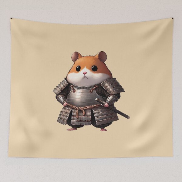 Item preview, Hamster Samurai designed and sold by Takeda-art.