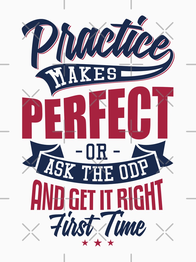 Practice makes Perfect - Or Ask The ODP And Get It Right First Time by snibbo71