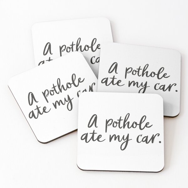 Item preview, A Pothole Ate My Car designed and sold by Automotive Art by Greg.