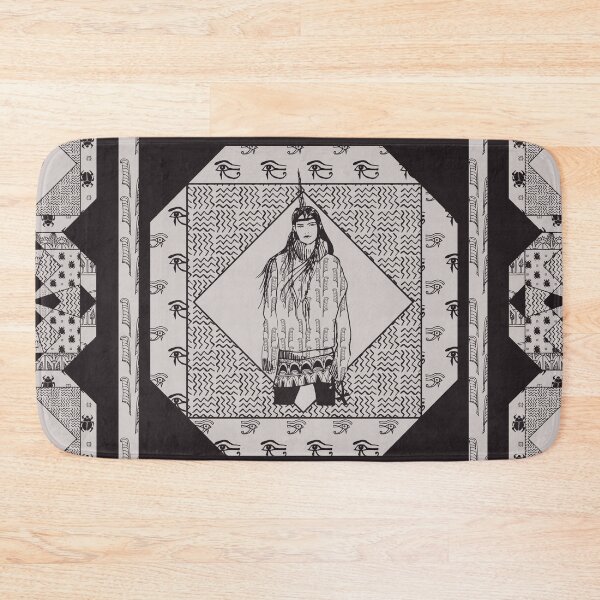 Item preview, Egyptian Goddess Maat Quilt designed and sold by Goddessart.