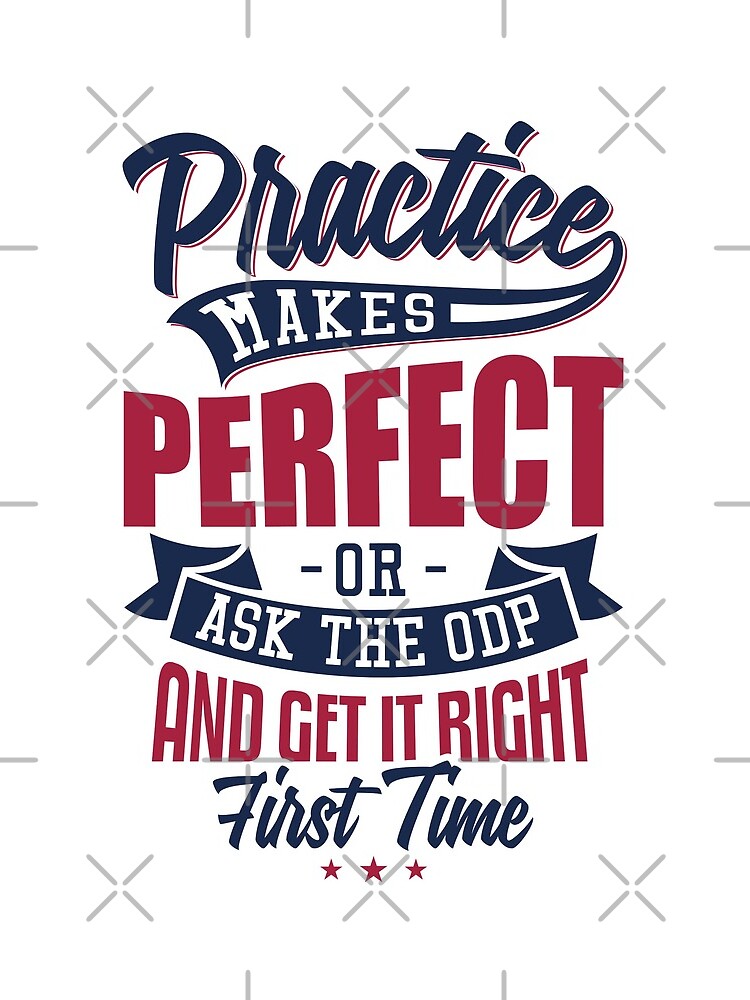 Practice makes Perfect - Or Ask The ODP And Get It Right First Time by snibbo71