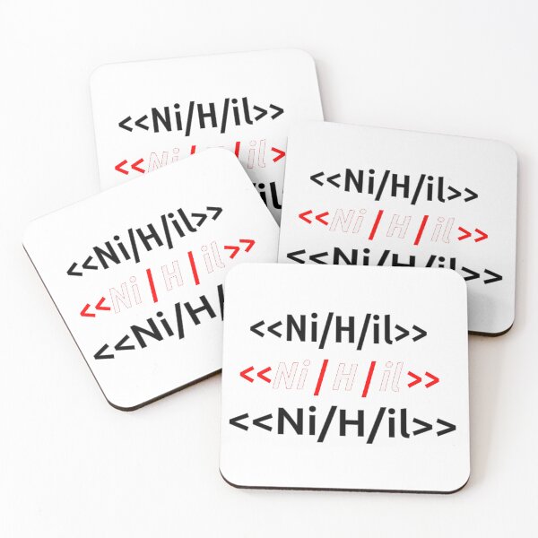 Item preview, Nihil on white designed and sold by Stu-art-errol.