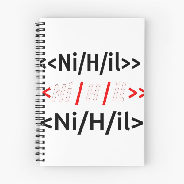 Item preview, Nihil on white designed and sold by Stu-art-errol.