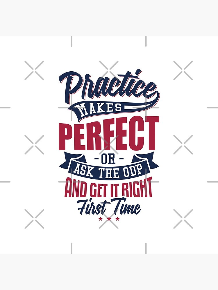 Practice makes Perfect - Or Ask The ODP And Get It Right First Time by snibbo71