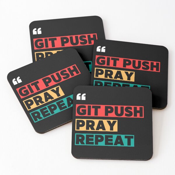 Item preview, GIT PUSH PRAY REPEAT T-Shirt T-Shirt designed and sold by Fil_Store.