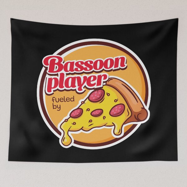 Item preview, Bassoon Player fueled by Pizza designed and sold by MaryAller.