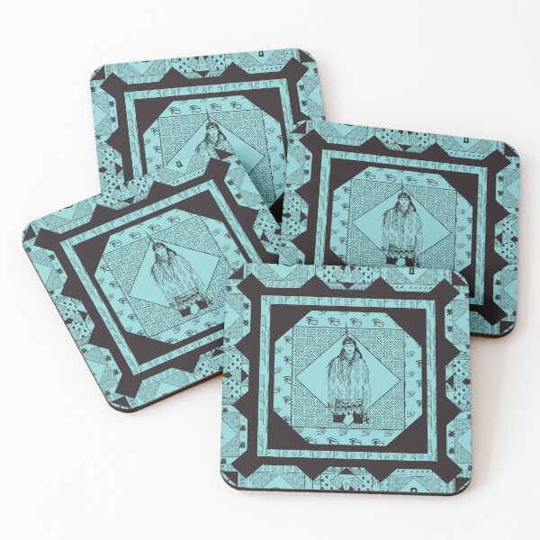 Item preview, Egyptian Goddess Maat Quilt designed and sold by Goddessart.