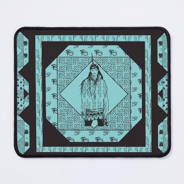 Item preview, Egyptian Goddess Maat Quilt designed and sold by Goddessart.