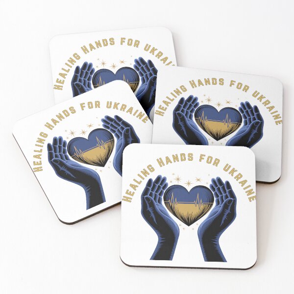 Item preview, Healing Hands For Ukraine designed and sold by catthemedic.