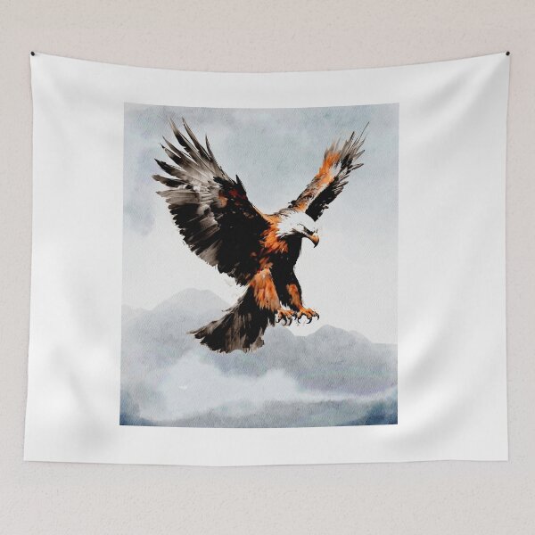 Item preview, Majestic American Bald Eagle Descending from Stormy Skies designed and sold by AmericaFreedom.