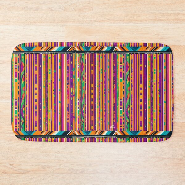 Item preview, Vibrant Tribal Stripes – Modern Ethnic Fusion Pattern designed and sold by Atarac.