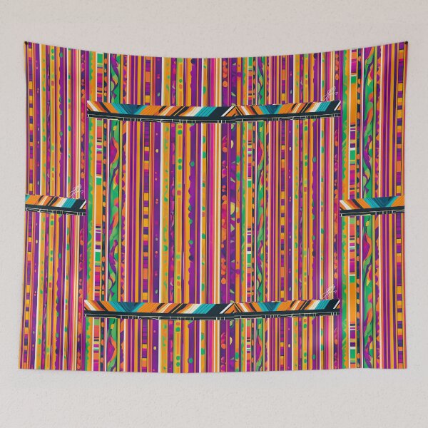 Item preview, Vibrant Tribal Stripes – Modern Ethnic Fusion Pattern designed and sold by Atarac.