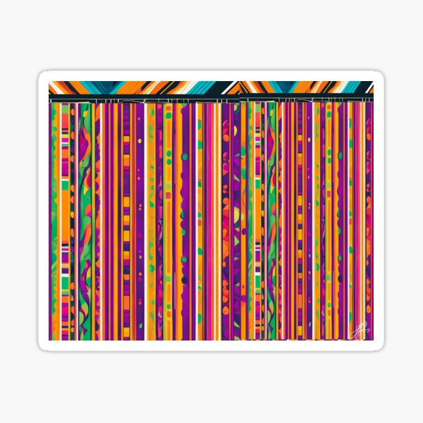 Item preview, Vibrant Tribal Stripes – Modern Ethnic Fusion Pattern designed and sold by Atarac.
