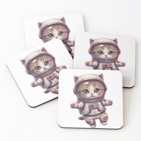 Item preview, Space Kitty in Pink designed and sold by GrahamBaxter.