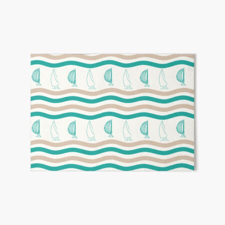 Aperçu de l'œuvre Semaine de course turquoise créée et vendue par LuciannaDesigns.