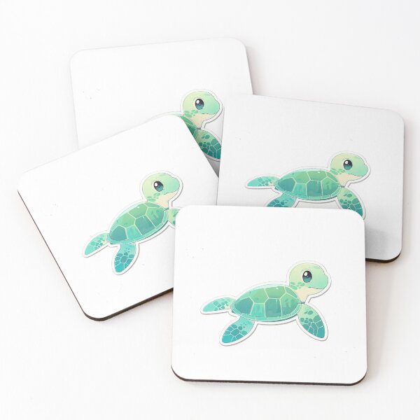 Item preview, cute sea turtle sticker designed and sold by Wildtastic .