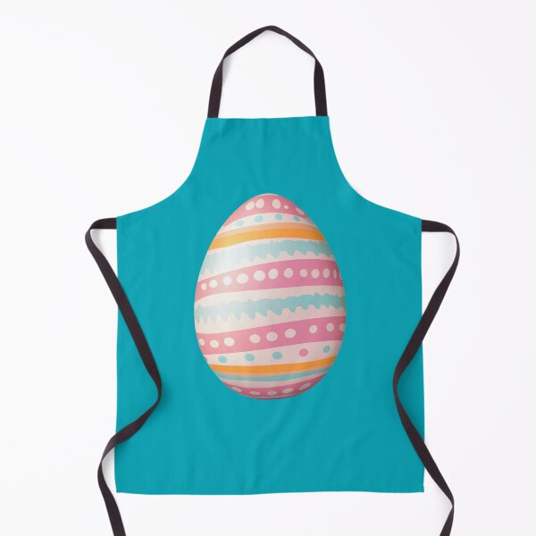 Item preview, Large oval-shaped Easter egg with a multi-colored stripe pattern around it. designed and sold by FluffyGallery.