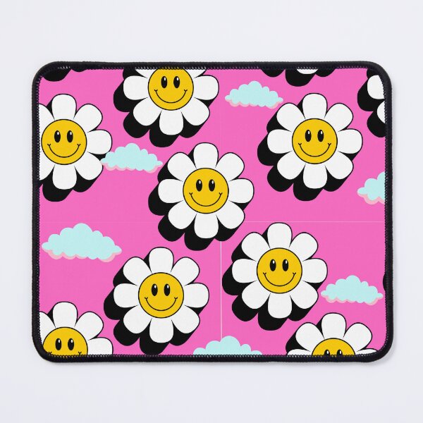 Item preview, Groovy Smiley Face Daisy Cloud designed and sold by Maussa Ivimas.