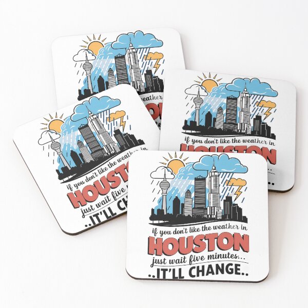 Item preview, Funny Houston Skyline Weather Change Retro Design designed and sold by MoMidoStore.