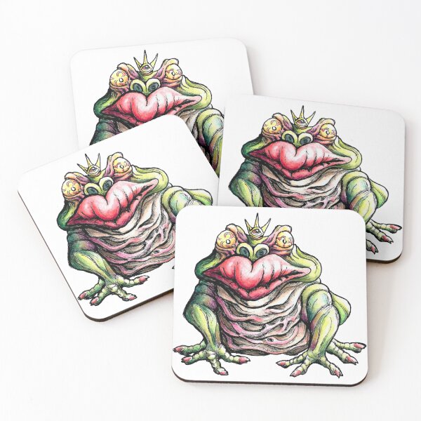 Item preview, Menacing frog king stares into your soul designed and sold by puckerupfroggy.