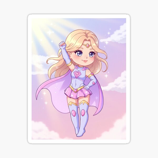 Item preview, Chibi Superhero Woman Empowerment Design – Women’s Day Merch designed and sold by SmartyWonders.