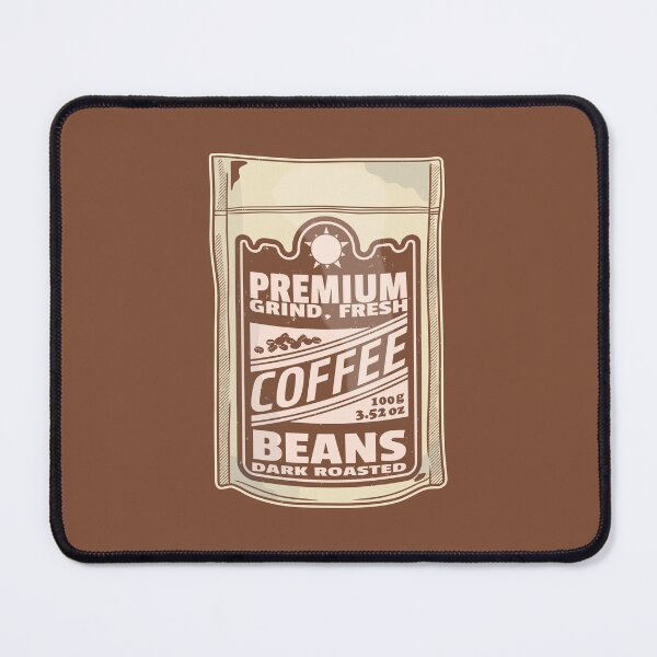 Item preview, Packet of coffee beans pop art designed and sold by piedaydesigns.