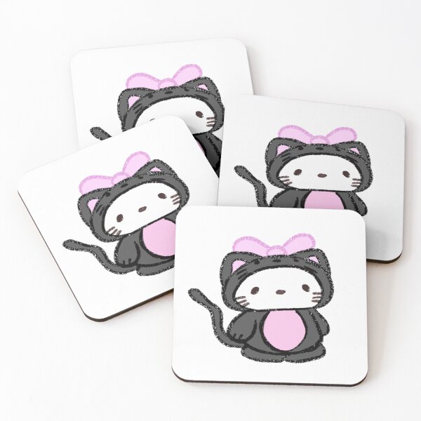 Item preview, Black cat hello kitty designed and sold by Sanrio Stickers.