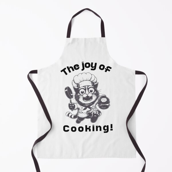 Item preview, Terrified cat the joy of cooking funny graphic designed and sold by DNikolStore.