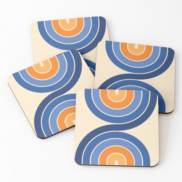 Item preview, Midcentury Modern Retro Arch Abstract V designed and sold by nineFlorals.