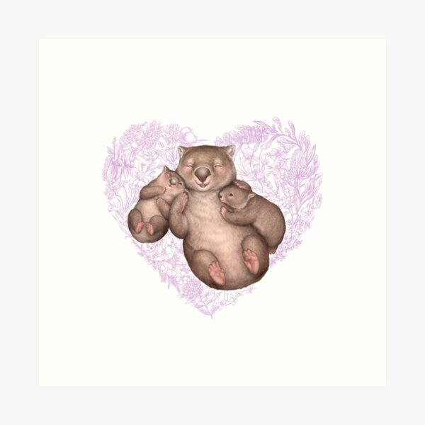 Item preview, Wombat mum designed and sold by elisemartinson.