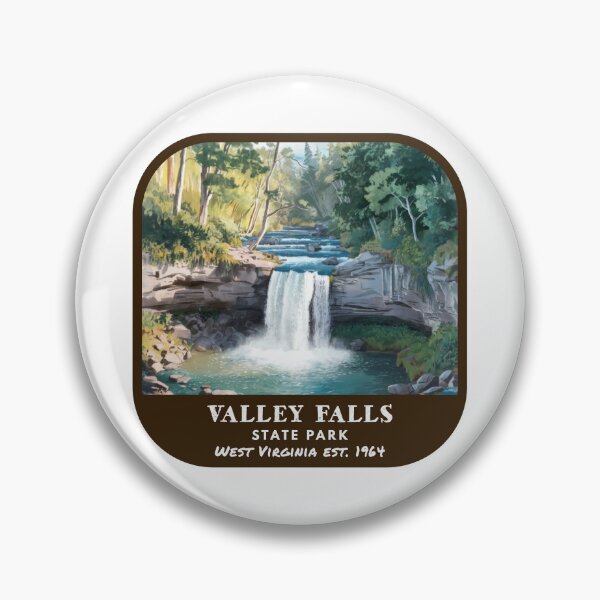 Item preview, Vintage Valley Falls State Park (West Virginia State Park) designed and sold by RabbitK.