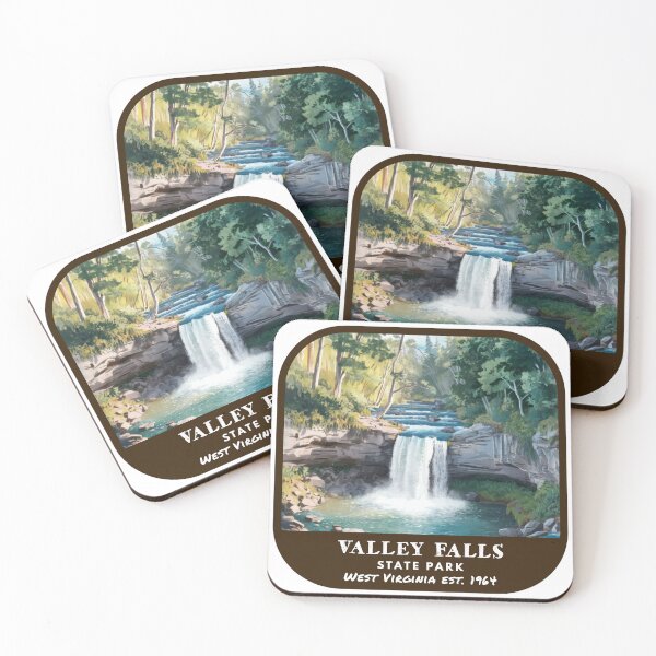 Item preview, Vintage Valley Falls State Park (West Virginia State Park) designed and sold by RabbitK.