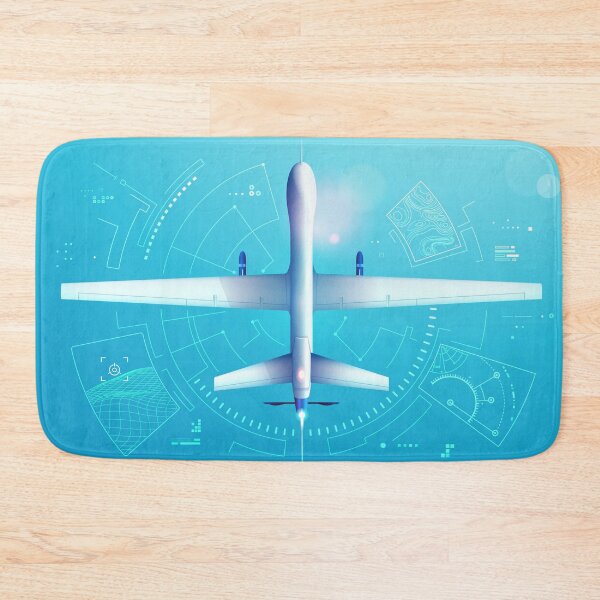 Item preview, drone flying futuristic radar interface military technology concept designed and sold by NiamLab.